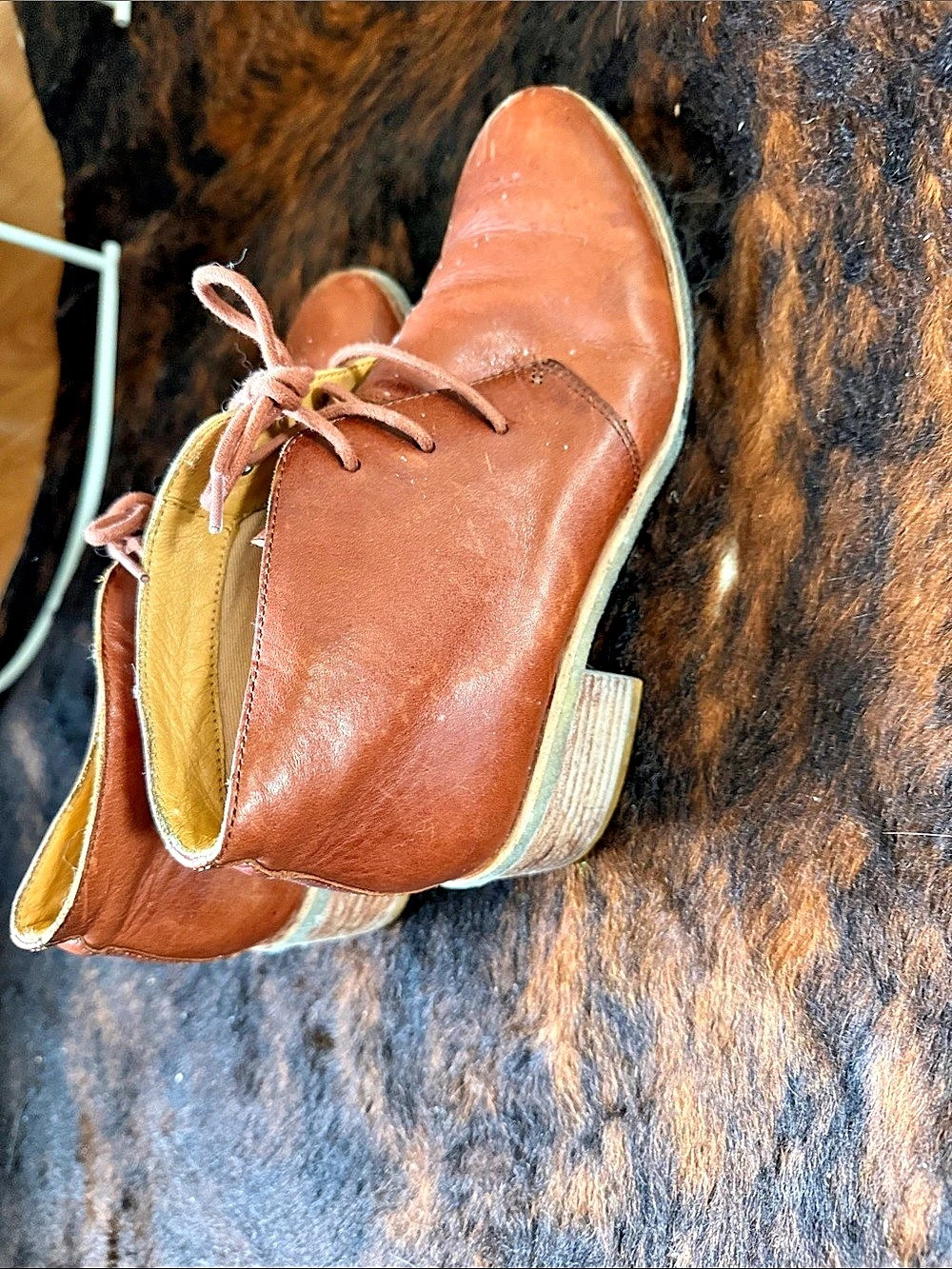 Clark Brown Leather Chukka Boots